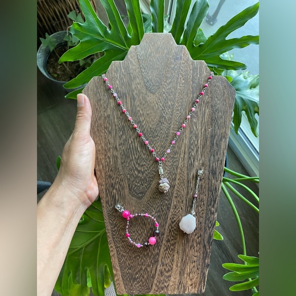 Necklace with 3 Pendants - Picture 6 of 11